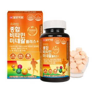 일양약품 츄어블 대용량 멀티비타민 (180정 6개월분)